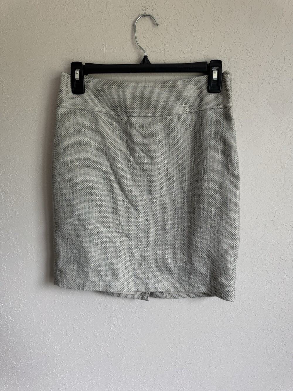 The Limited Gray Gold Metallic Pencil Skirt Womens 0 Academia Career